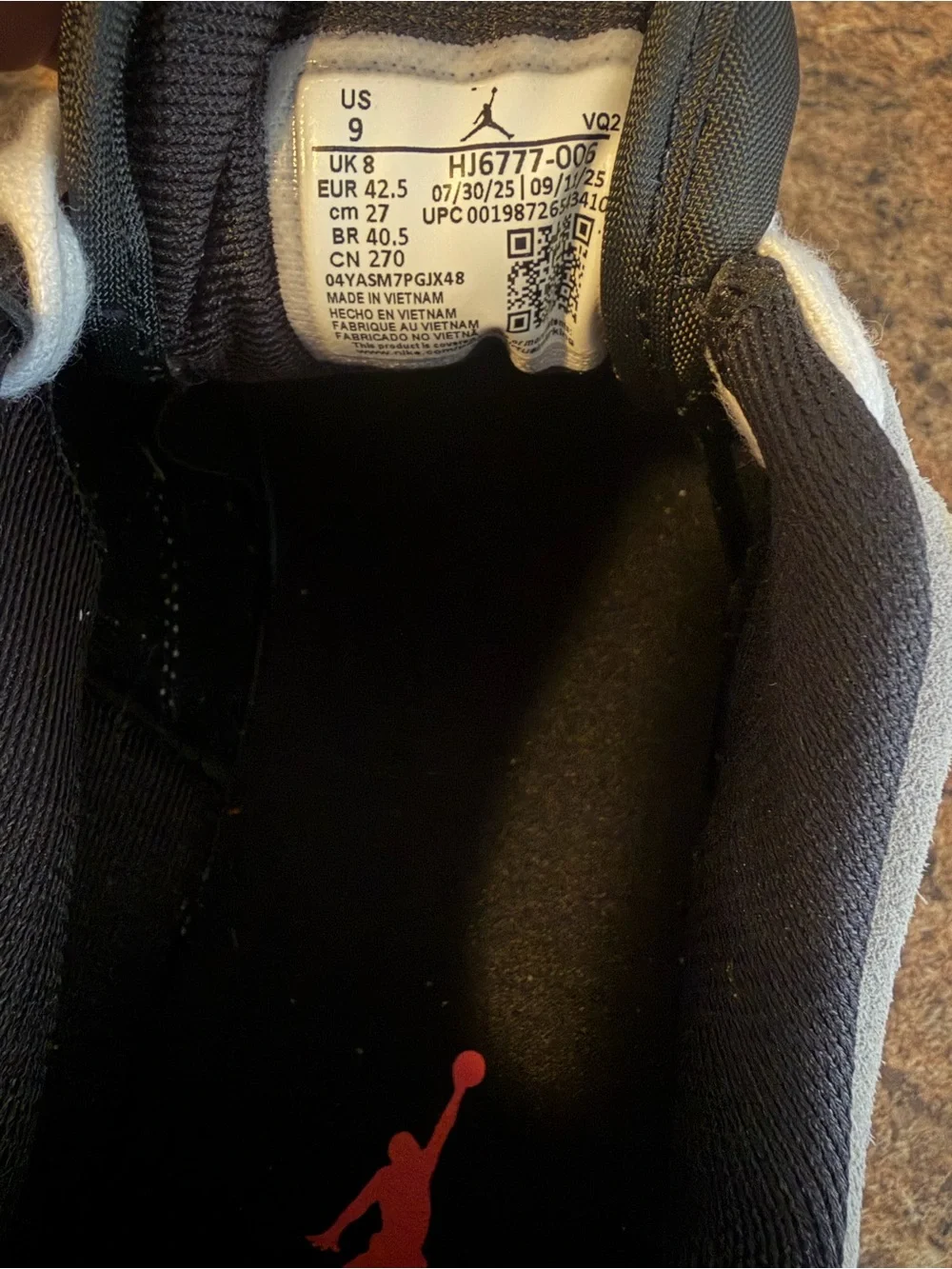 Jordan CMFT ERA Men’s Black/Grey/Red Shoes(9)